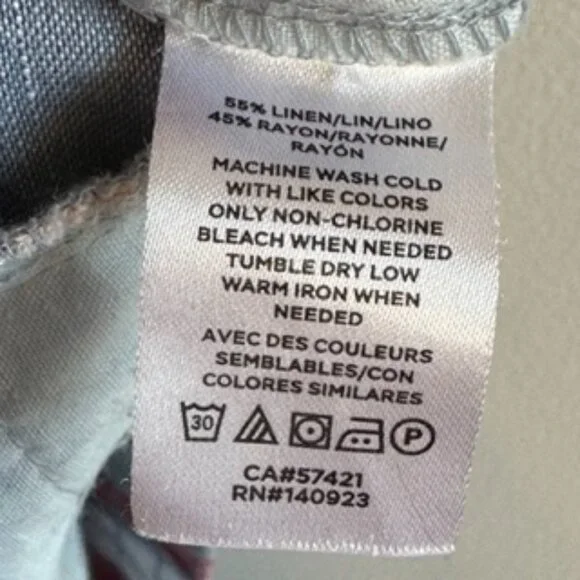 Loft Red, White, and Blue Striped Shorts, Size Small - Picture 4 of 4